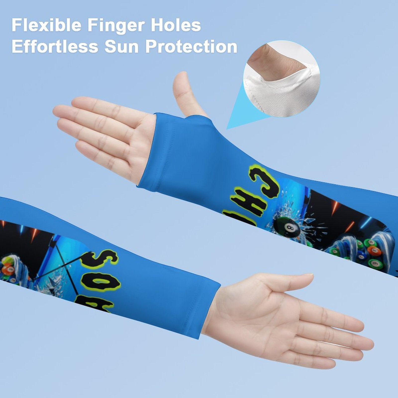 Ice Silk Cooling Arm Sleeves for Men & Women XT20 (1 Site)