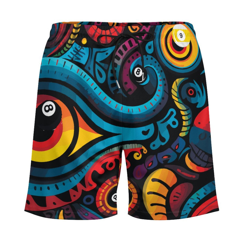 Dead Stroke Men's Beach Shorts with 4 Pockets