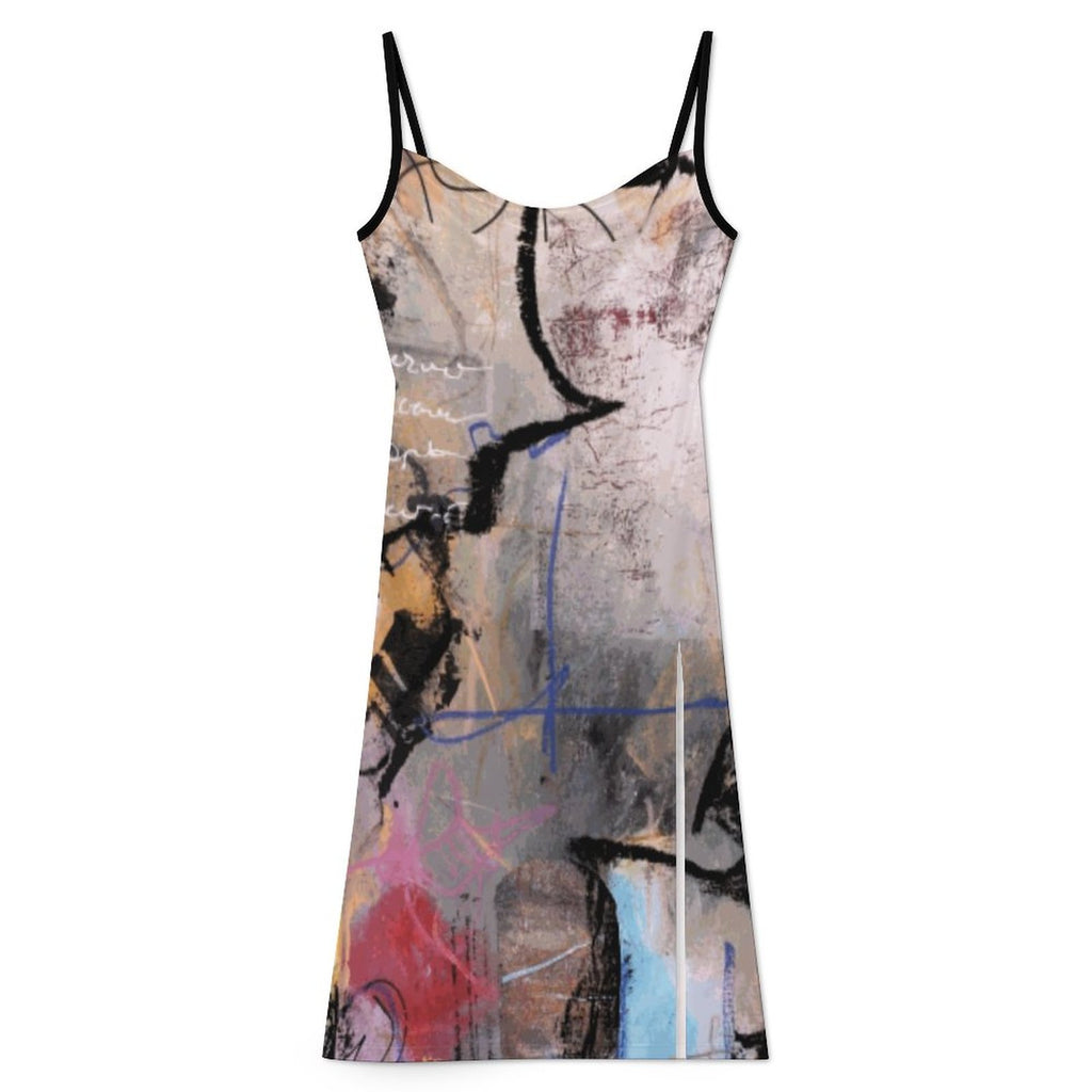 City Collection - Women's Long Dress with High Slit