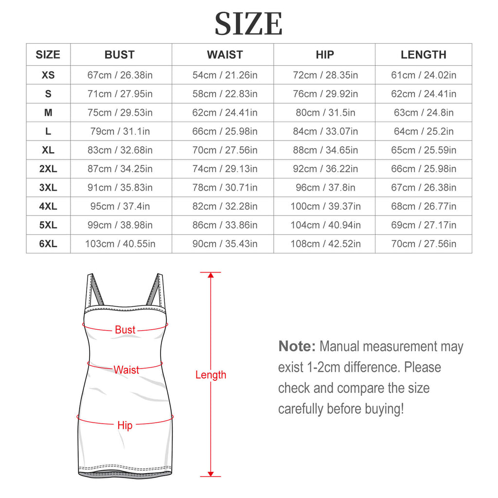 Challenge Accepted - Slim Fit Spaghetti Strap Dress for Women