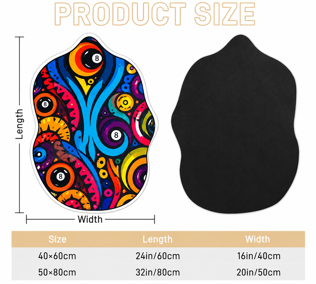 Dead Stroke Irregular Floor Mat