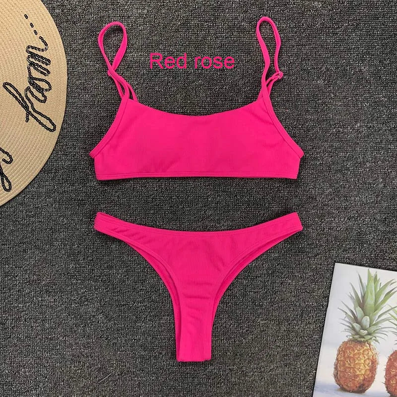 Sexy Bandeau Bikini Swimsuit