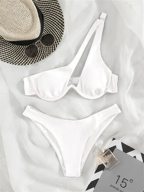 Chic Textured Bikini Set