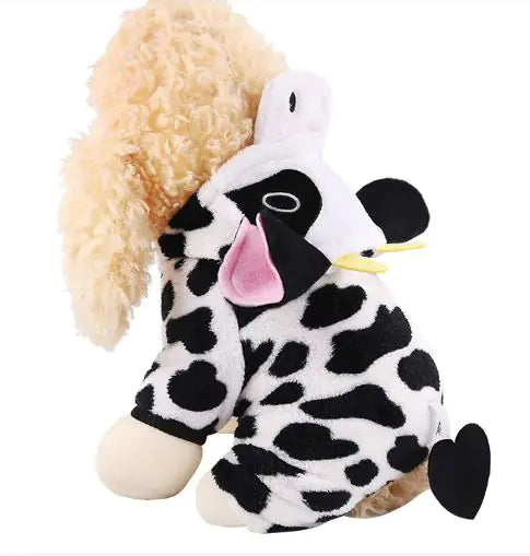 Zebra Striped Flannel Warm Dog or Cat Pet Hoodie