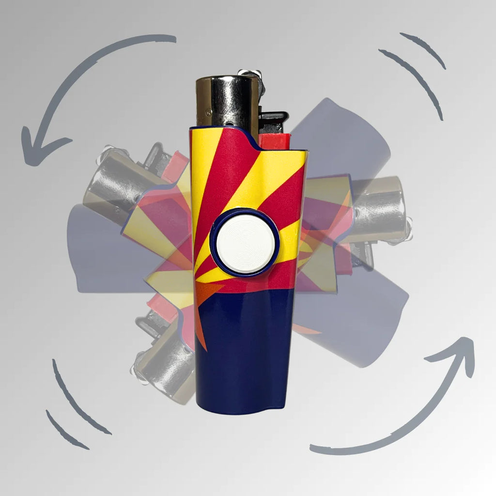 Arizona FLKR LYTR Case fidget spinner