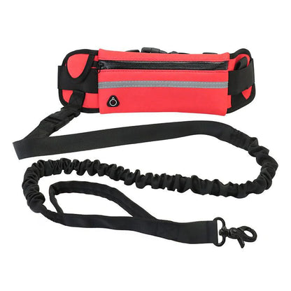 Pet Waist Leash with Purse