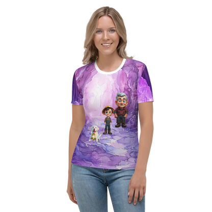 Adventures of Jayden and Papa Women's Crew Neck T-Shirt