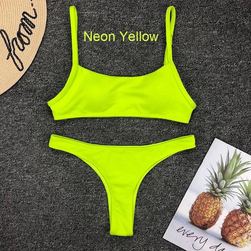 Sexy Bandeau Bikini Swimsuit