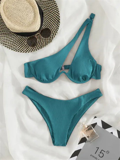 Chic Textured Bikini Set