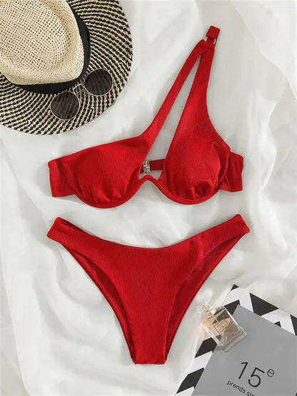 Chic Textured Bikini Set