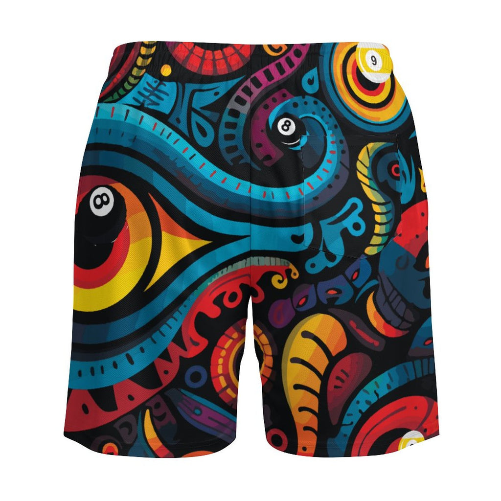 Dead Stroke Men's Beach Shorts with 4 Pockets