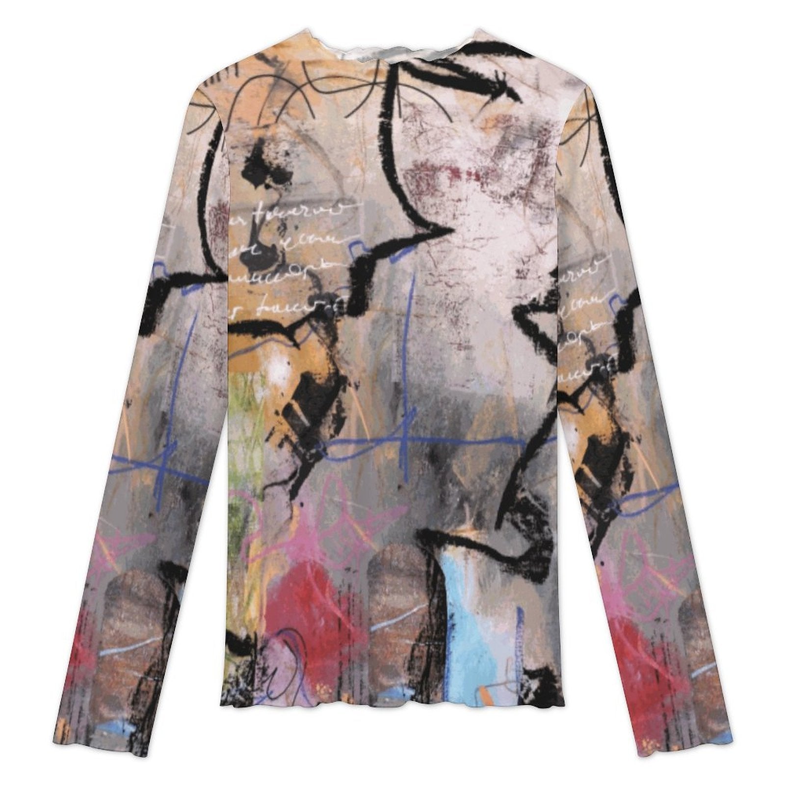 City Collection - Premium High Neck Mesh Top