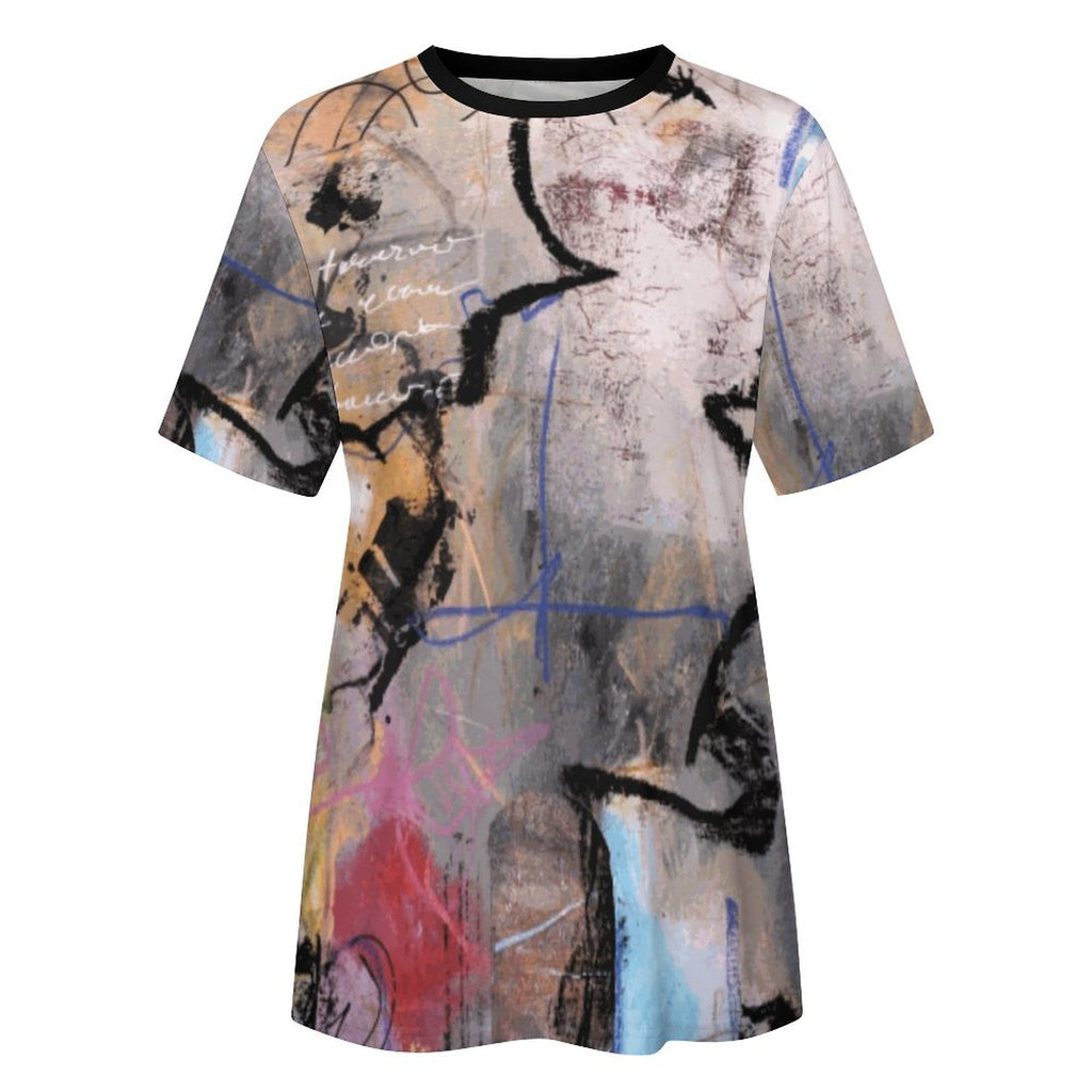 City Collection - Women's Cotton Summer Crew Neck Tee