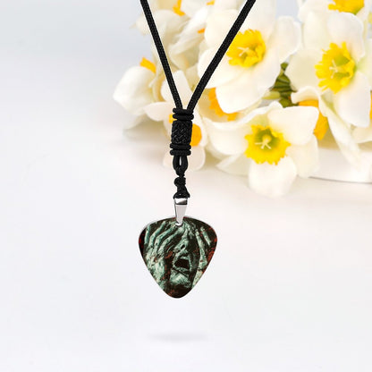 City Trend - Guitar Pick Necklace