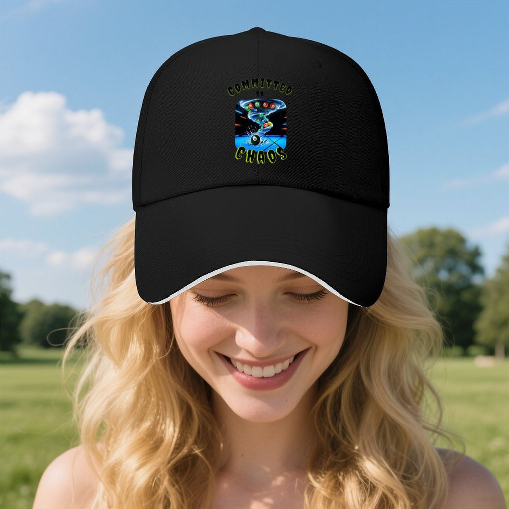 Baseball Cap for Men Women Curved Visor Sandwich