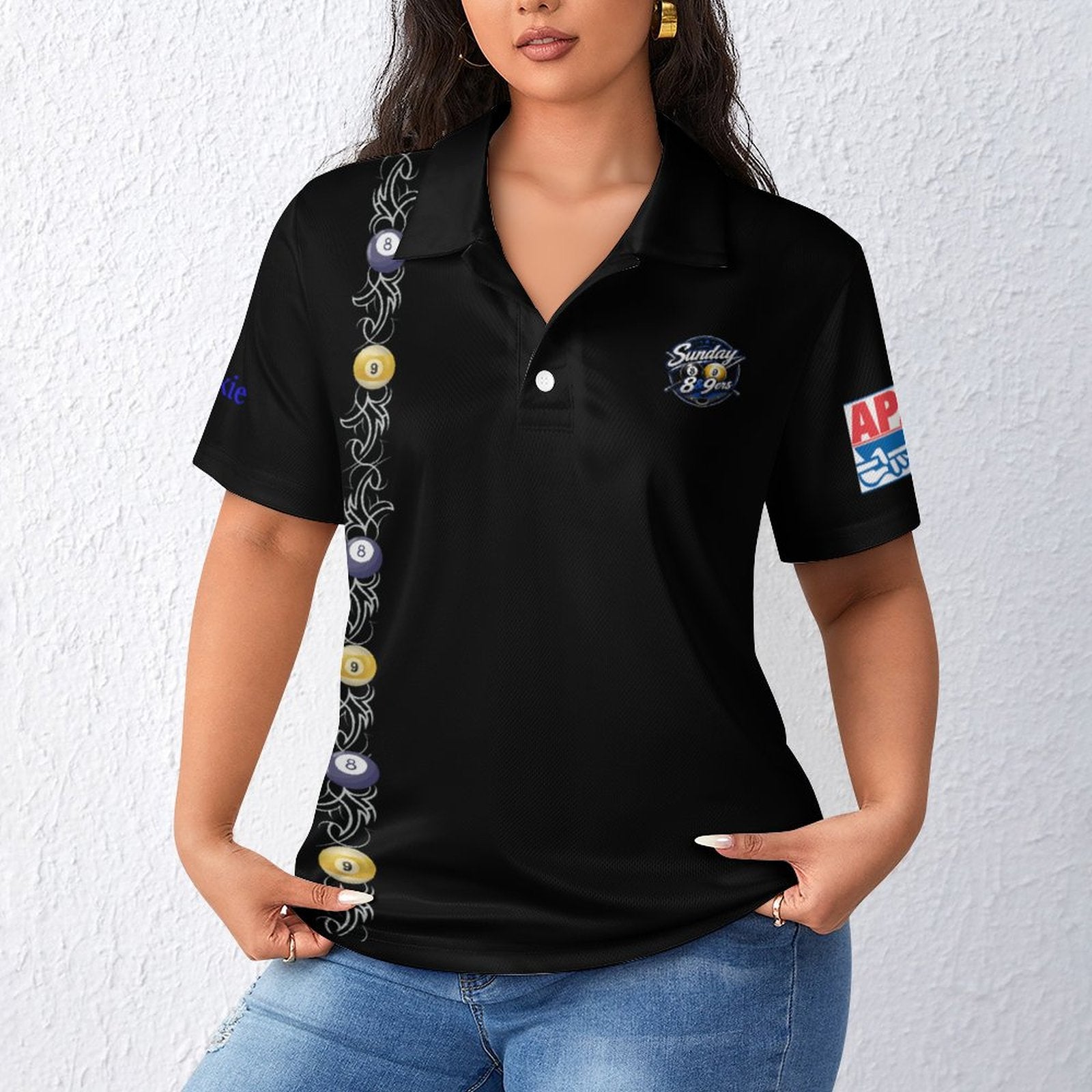 Women's POLO Shirt(All-Over Printing)