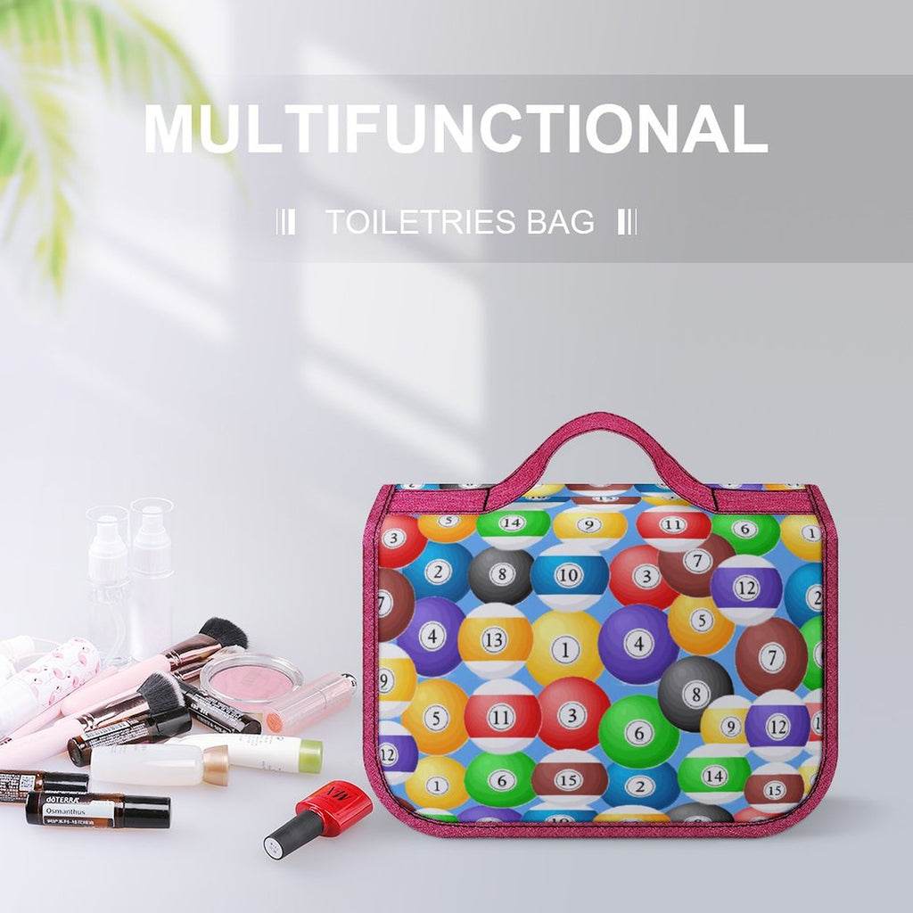 Pool Balls Collection: Travel Hanging Toiletry Bags