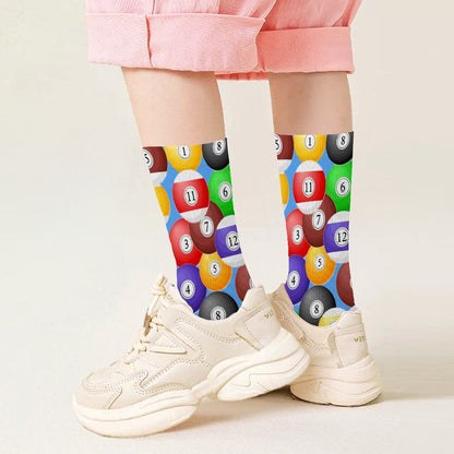 Personalized Contrast Color Socks for Kids