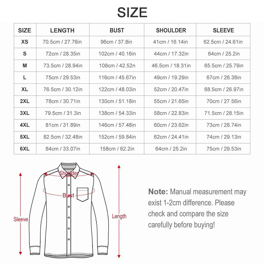 Blue Felt Men's Casual Long-Sleeve Shirt