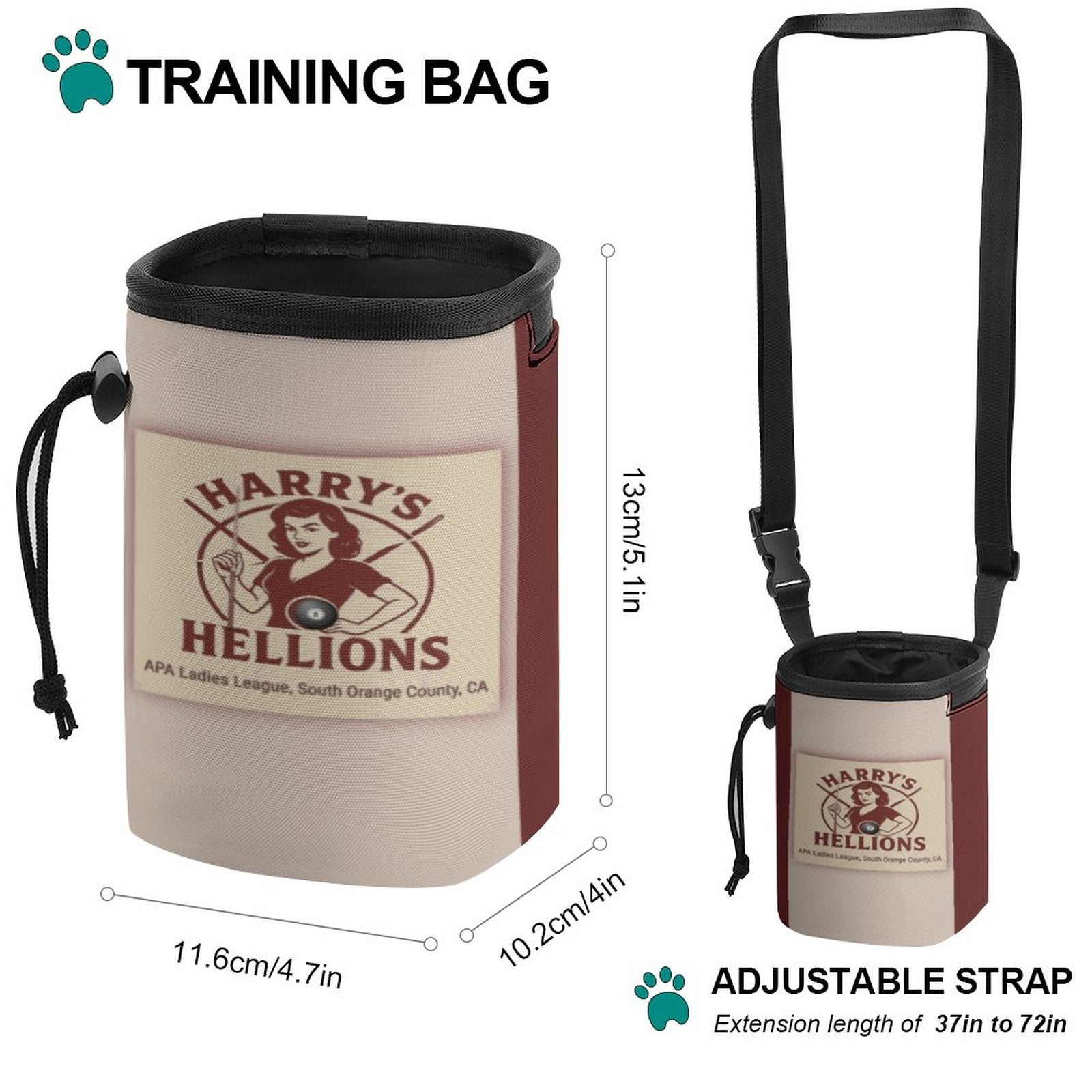 Harry’s Hellions Dog Treat Training Bag