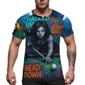 “Chalked Up” Ice Silk Pool Player Shirt – UPF 50+ Quick-Dry Performance Wear