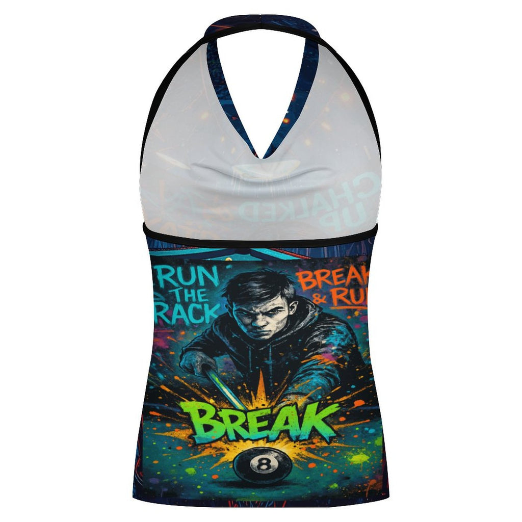 Chalked Up Women's Halter Tank Top