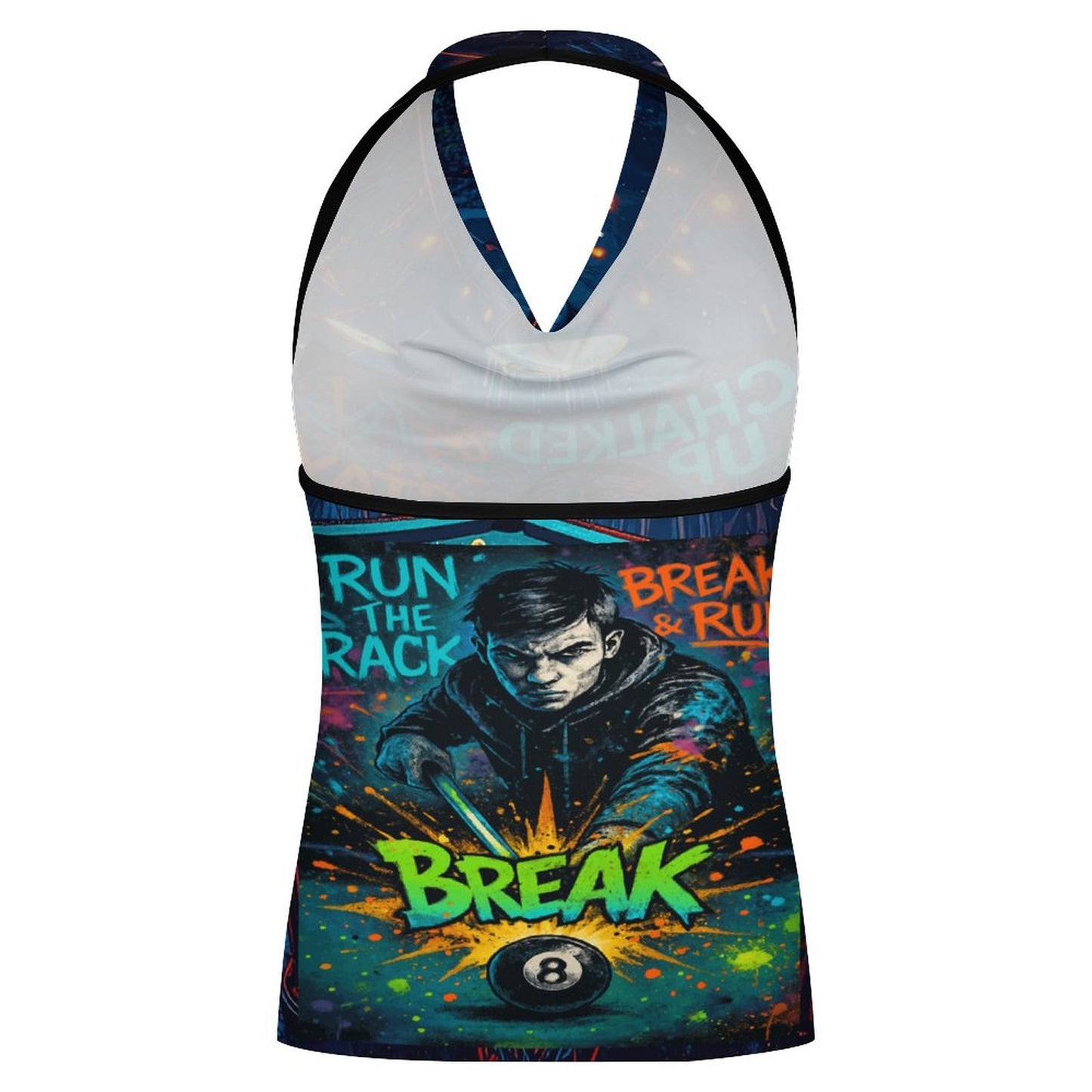 Chalked Up Women's Halter Tank Top