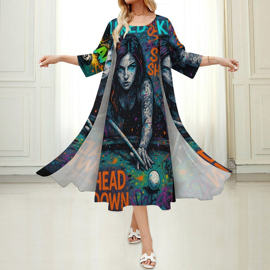 Chalked Up Long Dress Set