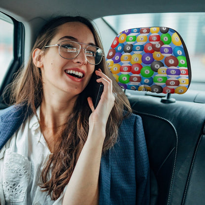 Poolball Car Headrest Cover – Cushioned Protective Headrest Sleeve