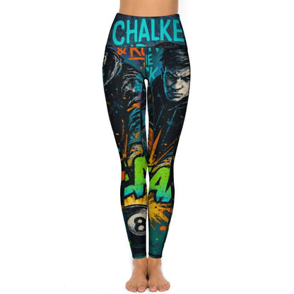 Custom Print Patterned Yoga Pants with 2 Pockets (All-Over Printing)