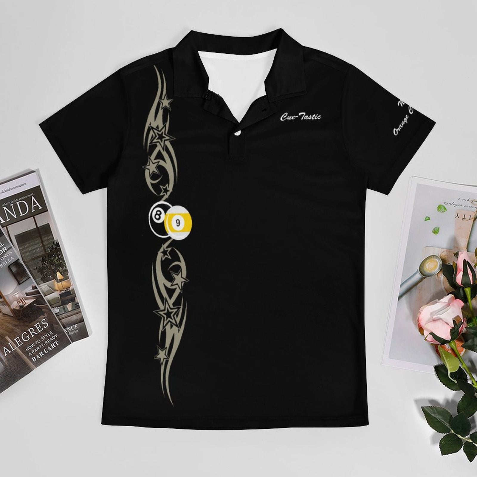 CueTastic Cotton POLO Shirts Short Sleeve for Men  V2