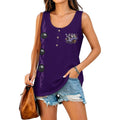 The Villains Women's 3 Button Tank