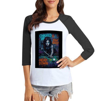 Chalked Up Raglan Women's 3/4 Sleeve T-shirt