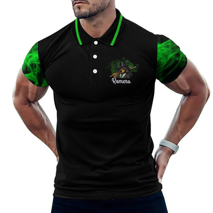 High I-Cue MN Team Polo Jersey Material With Smoke Sleeves