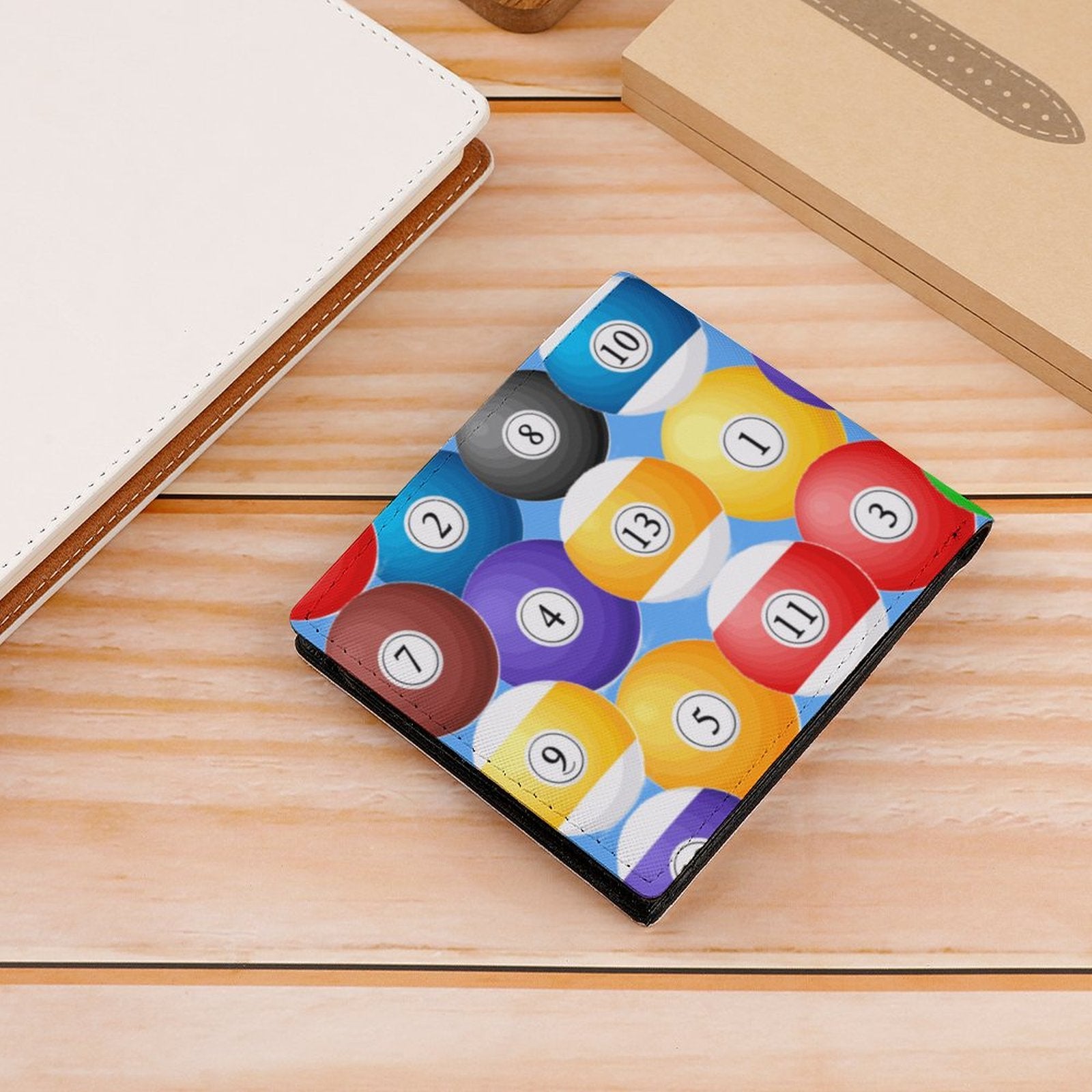 Pool Balls Collection: Card Holder Wallet