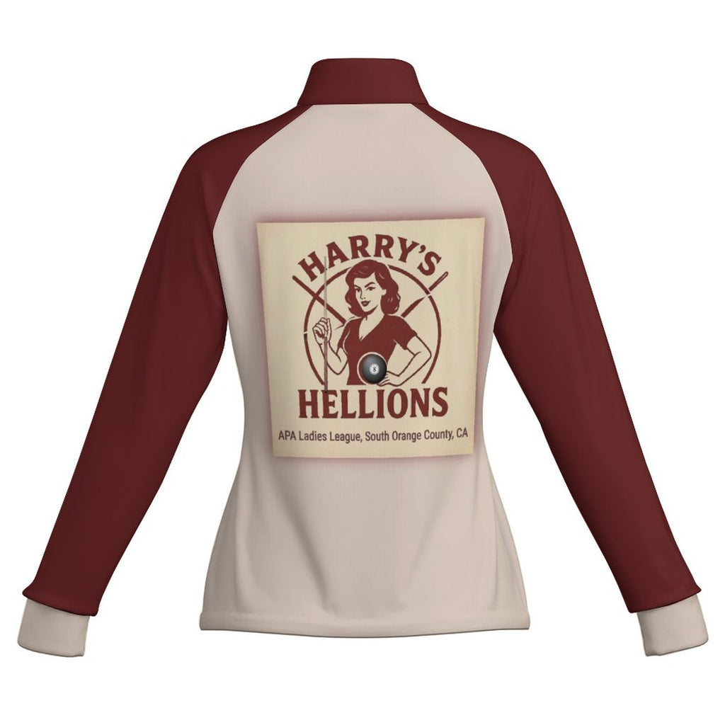 Harry's Hellions Women's Cool Touch Fitted Quick Dry Long Sleeved Top