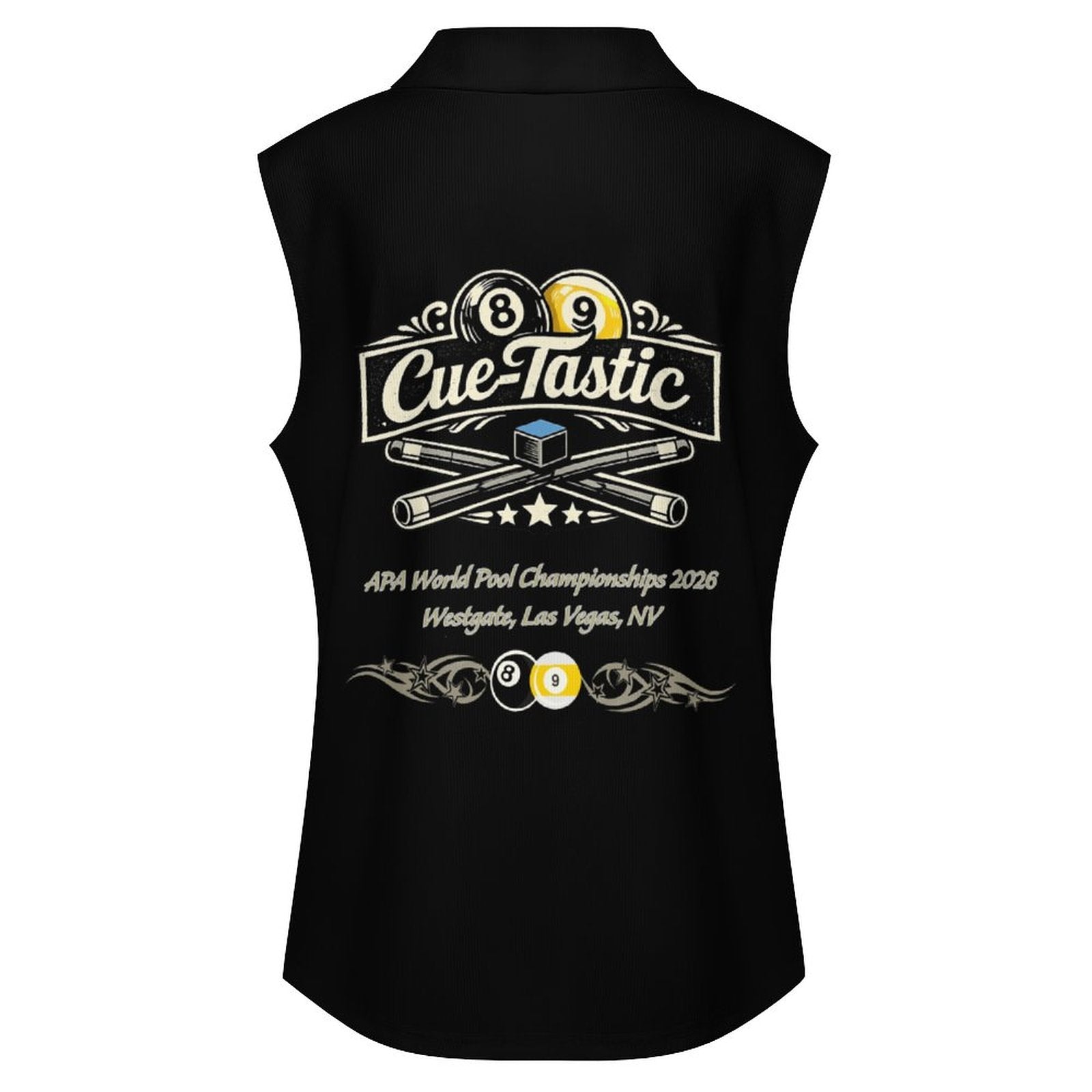 Cue-Tastic - Liz's Shirt -Women's POLO Tank Top -