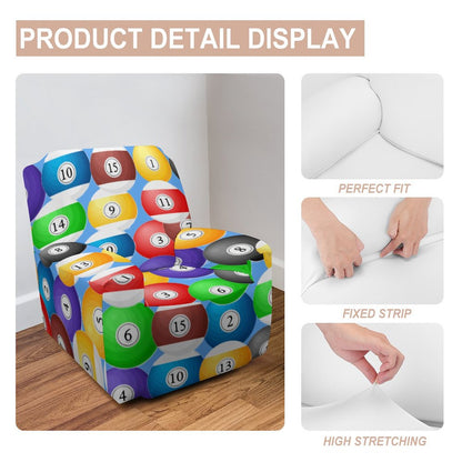 Pool Balls Collection: Single Sofa Cover