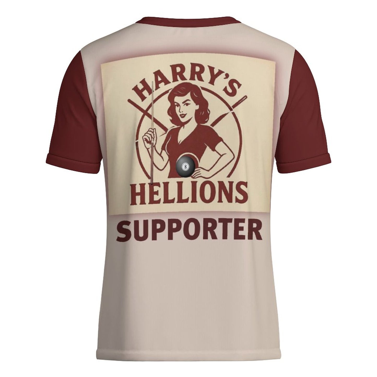 Harry's Hellions Supporter Men's Ice Silk U-neck Jersey Shirt
