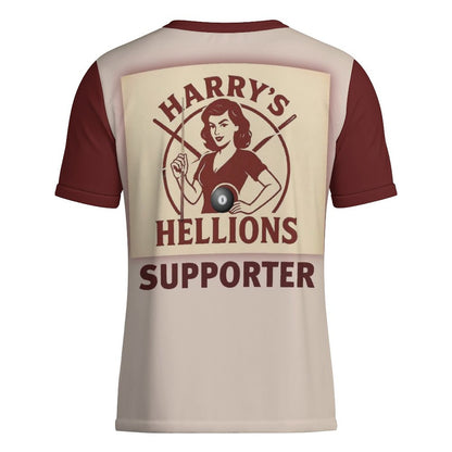 Harry's Hellions Supporter Men's Ice Silk U-neck Jersey Shirt