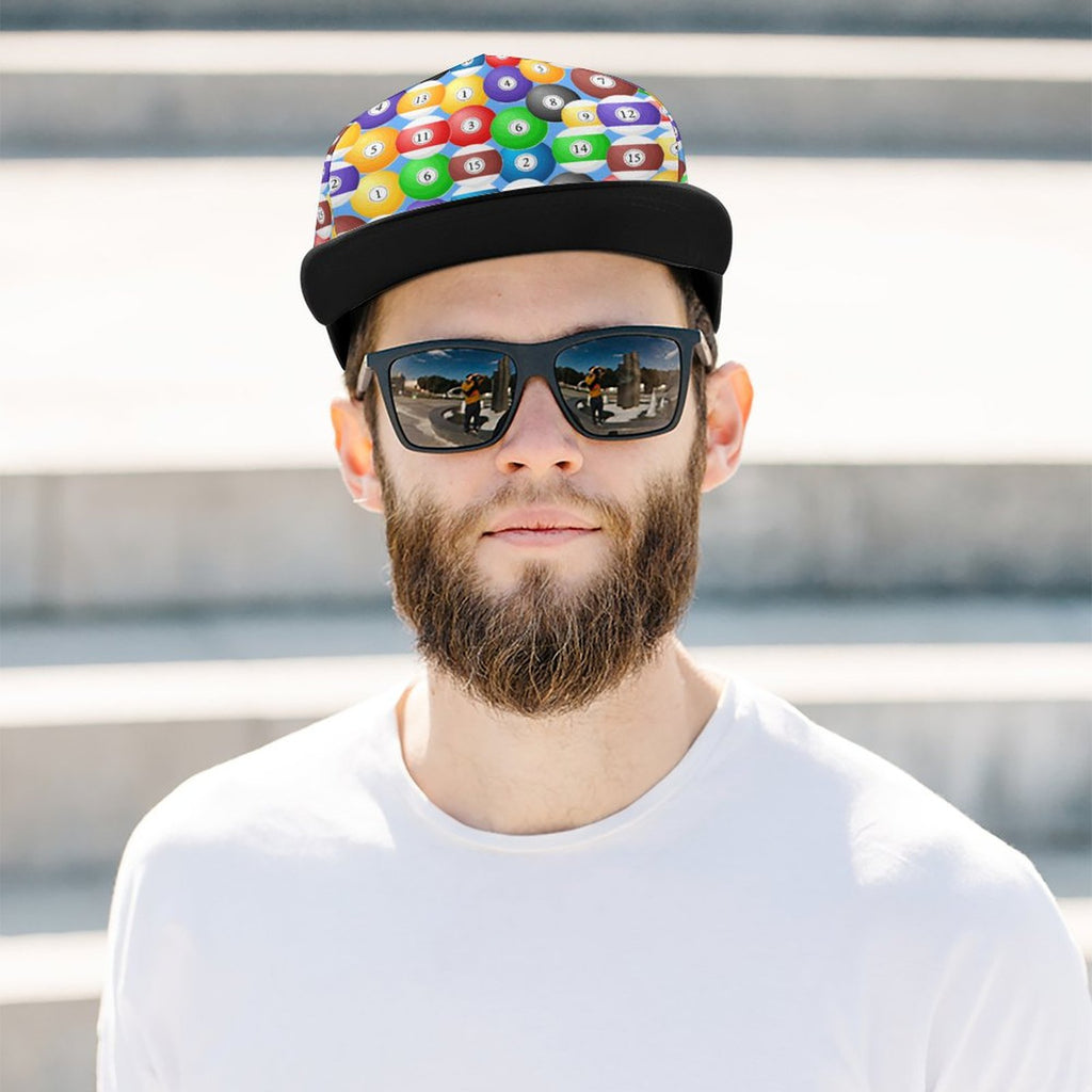 Pool Balls Collection: Unisex Snapback Cap