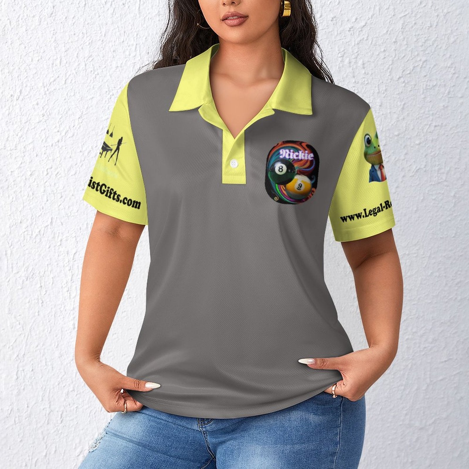 Individual team shirt Replacement Straight POLO Shirt