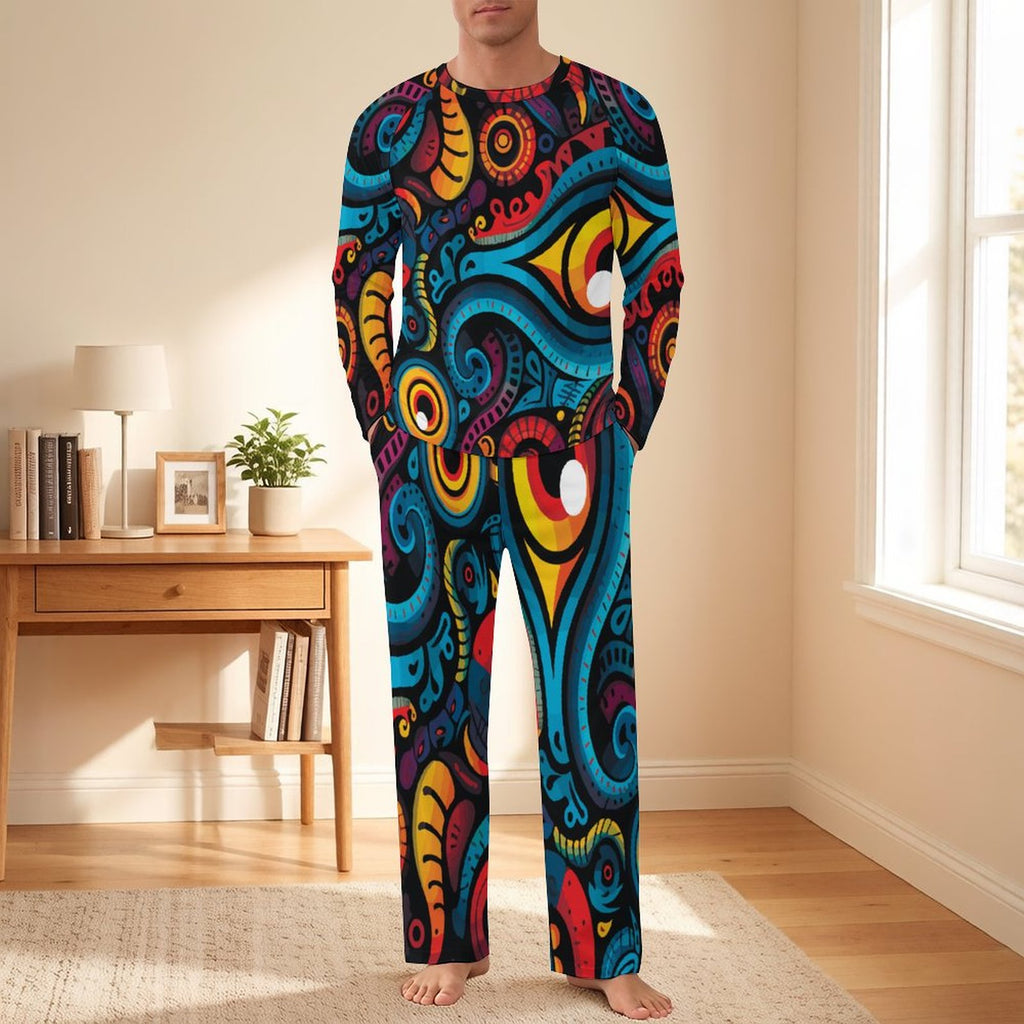Dead Stroke Men's Raglan Sleeve Pajama Set