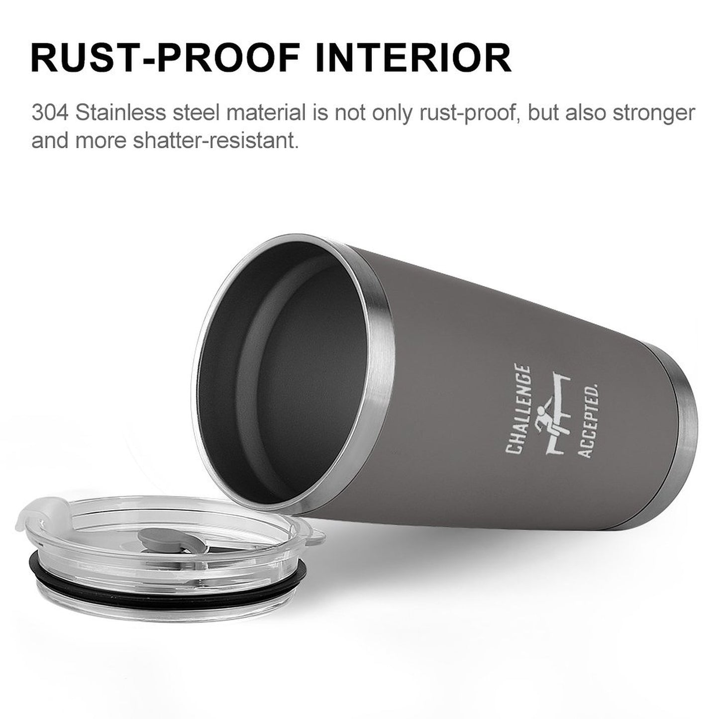 20oz Silver Rim Car Cup(All-Over Printing)