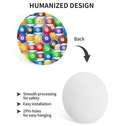 Round Aluminum Plaque Painting-7.9"x7.9"/20x20cm