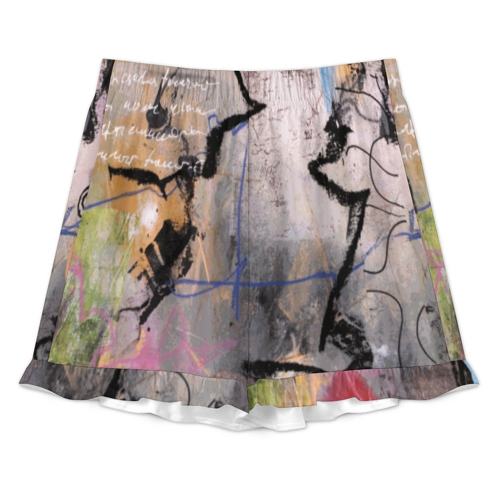 City Collection - Women's Ruffled Short-Sleeve Pajama Set