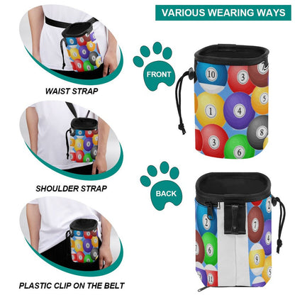 Pool Balls Collection: Dog Treat Training Bag