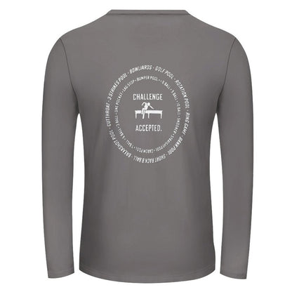 Challenge Accepted  Cotton Long Sleeve T-shirt for Men