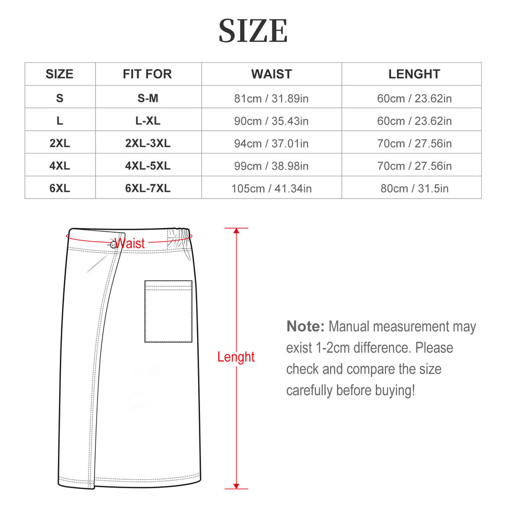 Dead Stroke Button Up Men's Skirt
