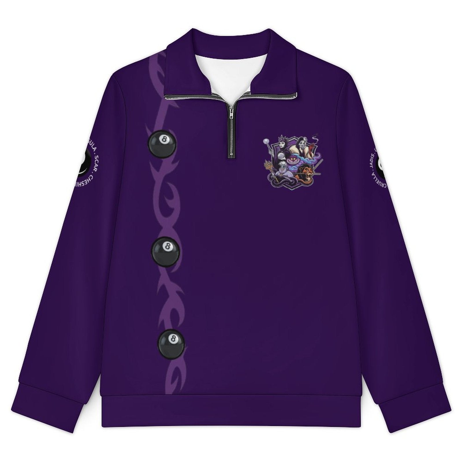 The Villains Zipper Women's Pullover Sweatshirt